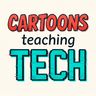 Logo cartoons teaching tech